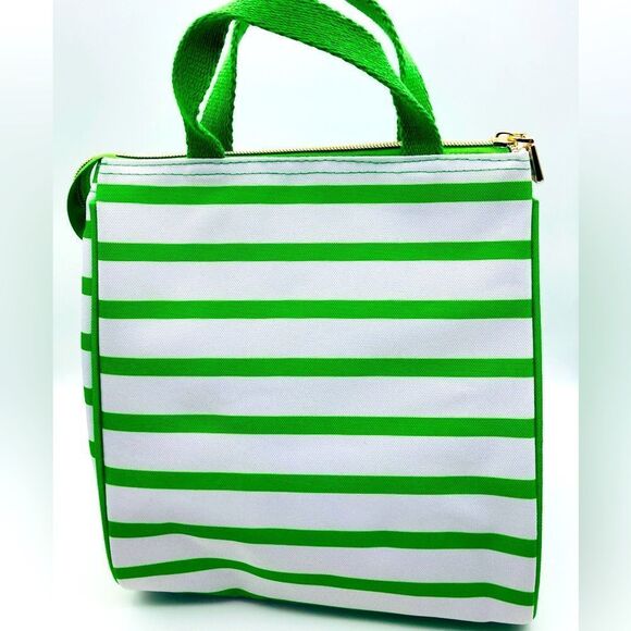 NWT Kate Spade New York Breton Stripe Lunch Bag/Tote Bag - Picture 3 of 11